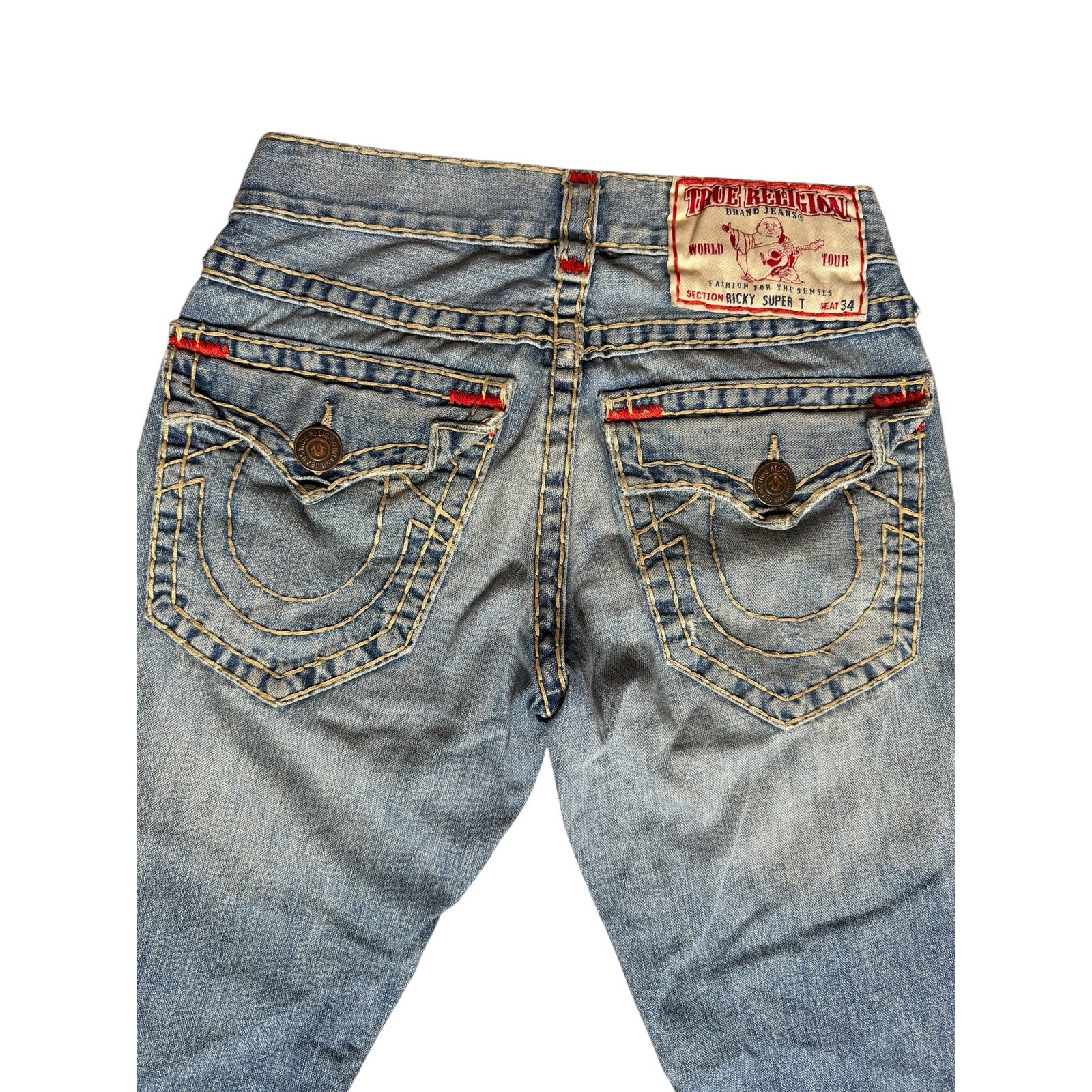True Religion Ricky Super T Denim Jeans 28×31