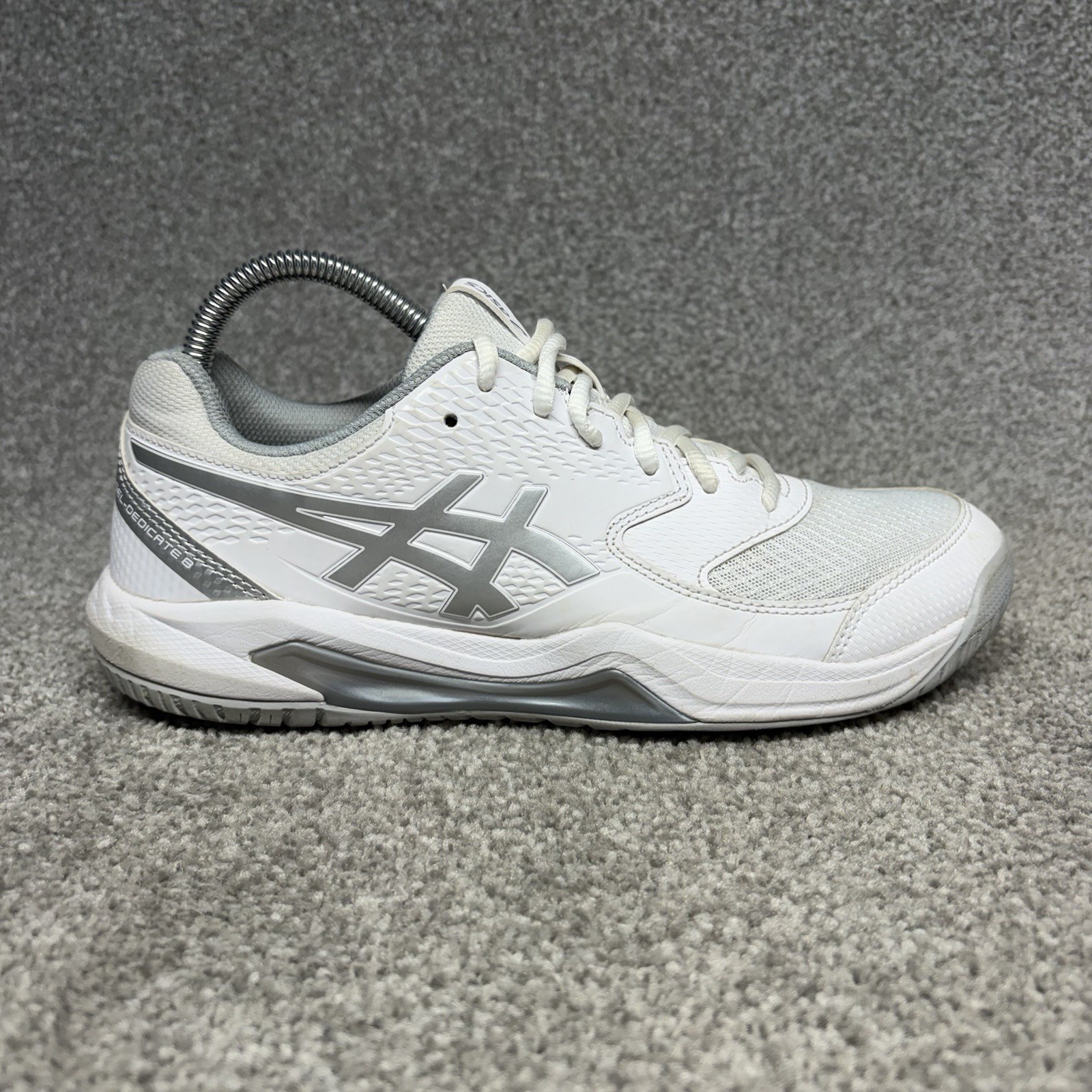 Asics GEL Dedicate 8 Tennis Shoes Sneakers Women’s 8.5 White Pickleball 1042A237