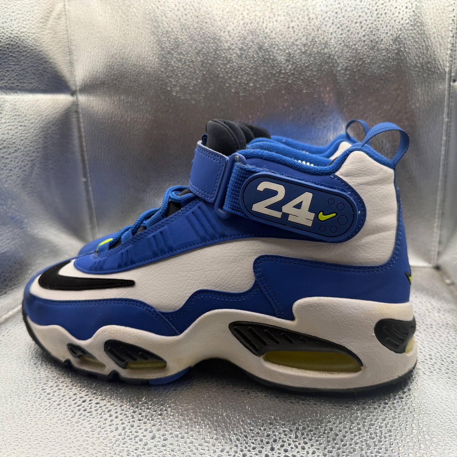Size 8 Nike Air Griffey Max 1 DS Varsity Royal Black Volt Mens Shoes DJ5161-400