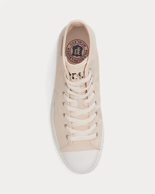 Polo Ralph Lauren Ayers Canvas High-Top Cream 100085416 Men’s Size