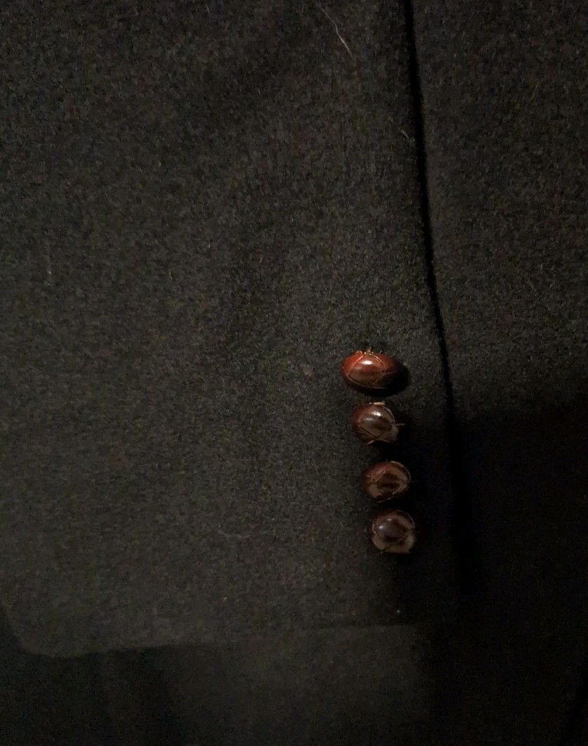 VTG Deansgate Tailors Row 100% Camel Hair Blazer Sport Coat Black L43
