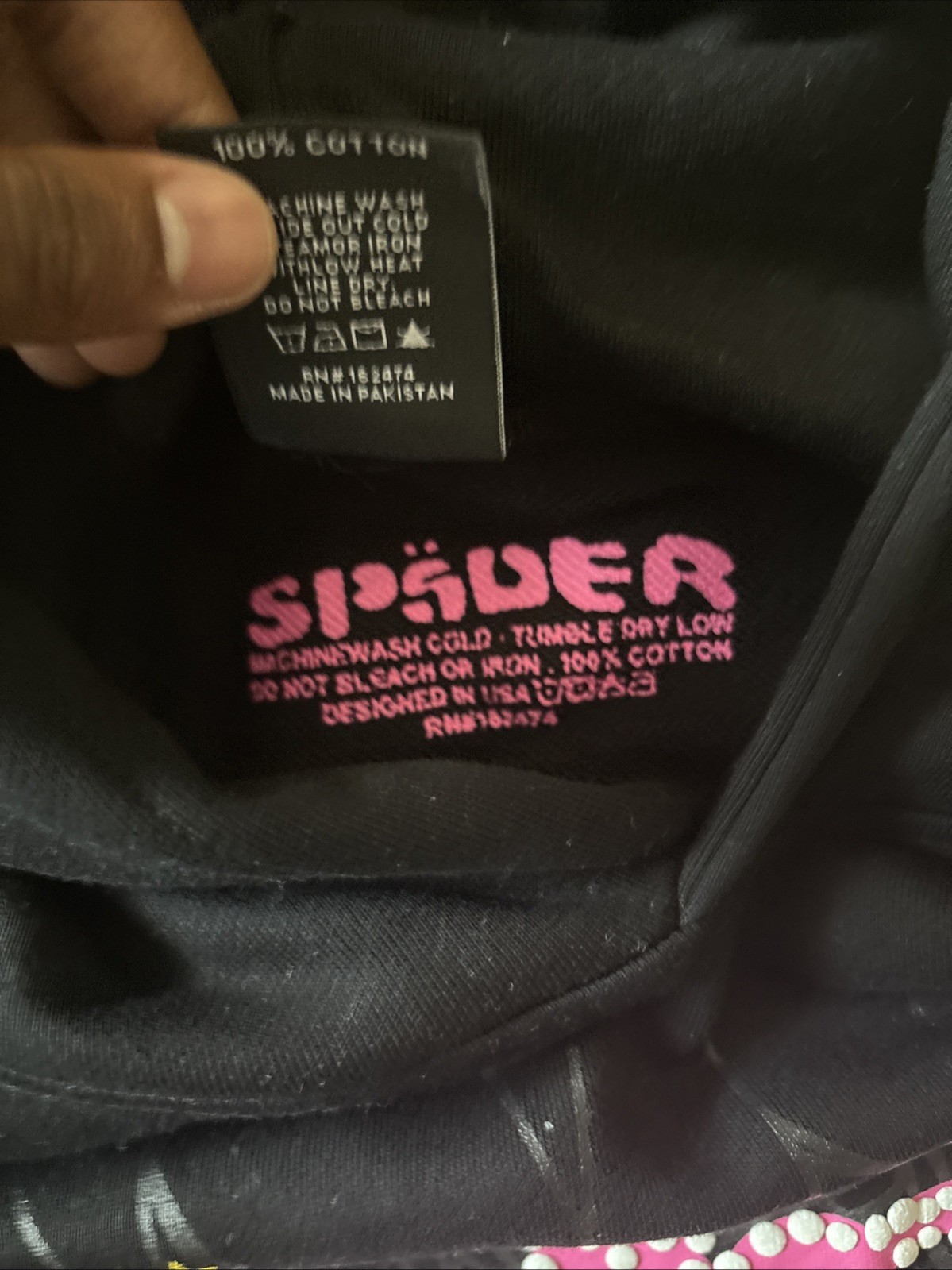 Sp5der Men’s Hoodie Size Medium