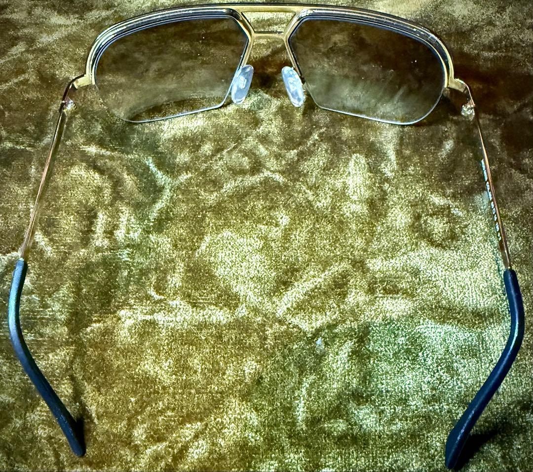 Authentic CAZAL 9028 Aviator Sunglasses Gold Studded Made in Germany