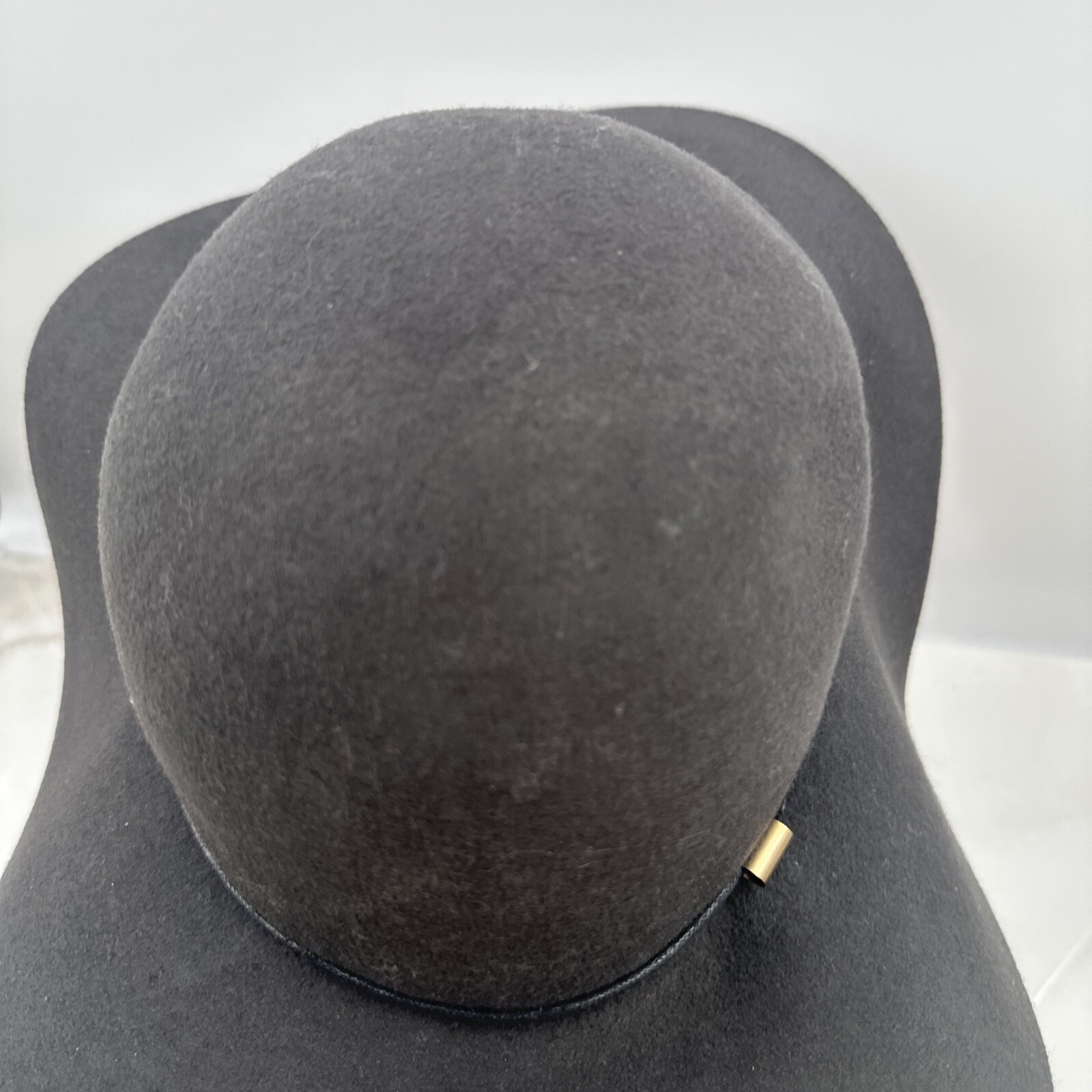 Tart Hat One Size Brown 100% Wool Floppy Wide Brimmed Hat California