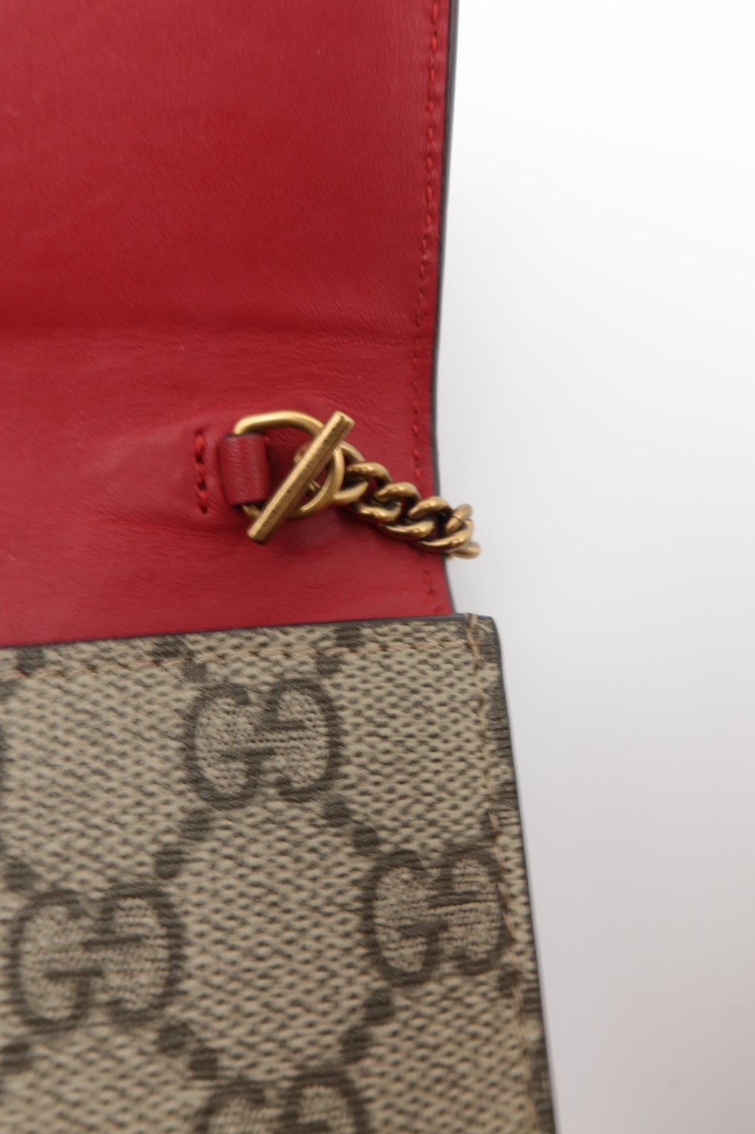 Gucci GG Supreme Monogram Mini Cherry Chain Bag