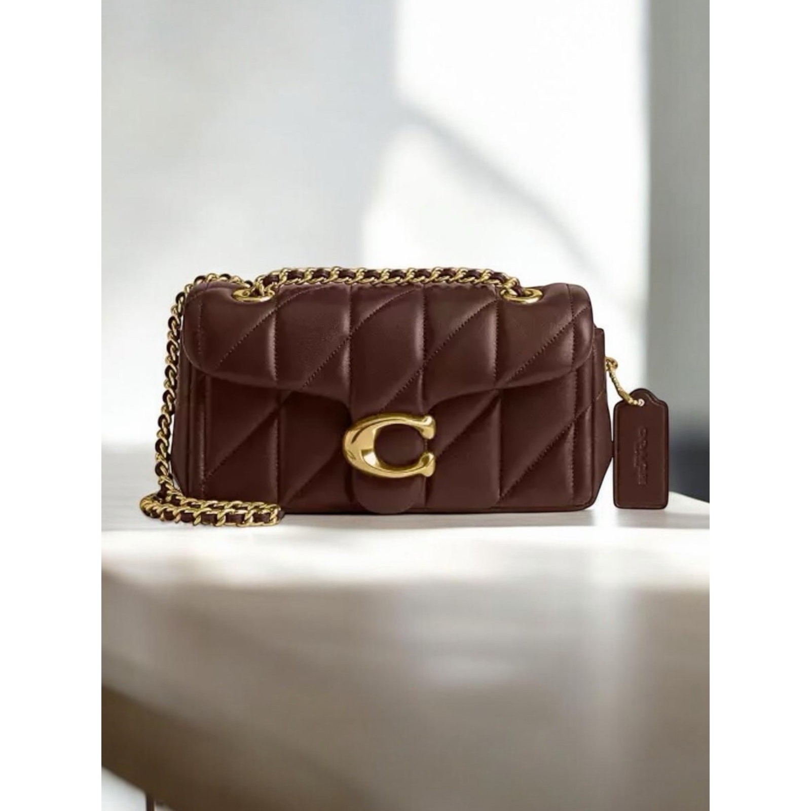 NWT Coach CP149 Quilted Leather Tabby 20 Shoulder Bag