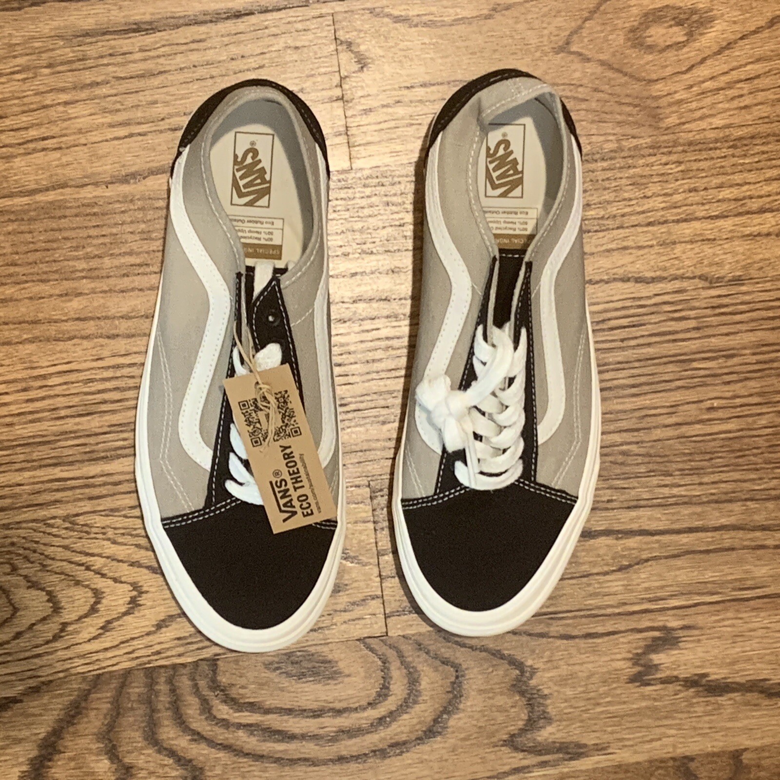 Vans Old Skool Theory Tapered Black & Beige Sneakers Shoes Men’s Size 10