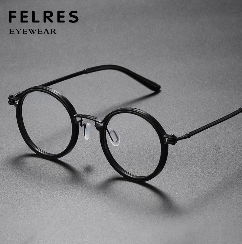 Round Metal Punk Photochromic Reading Glasses For Men Fashion Sunglasses New