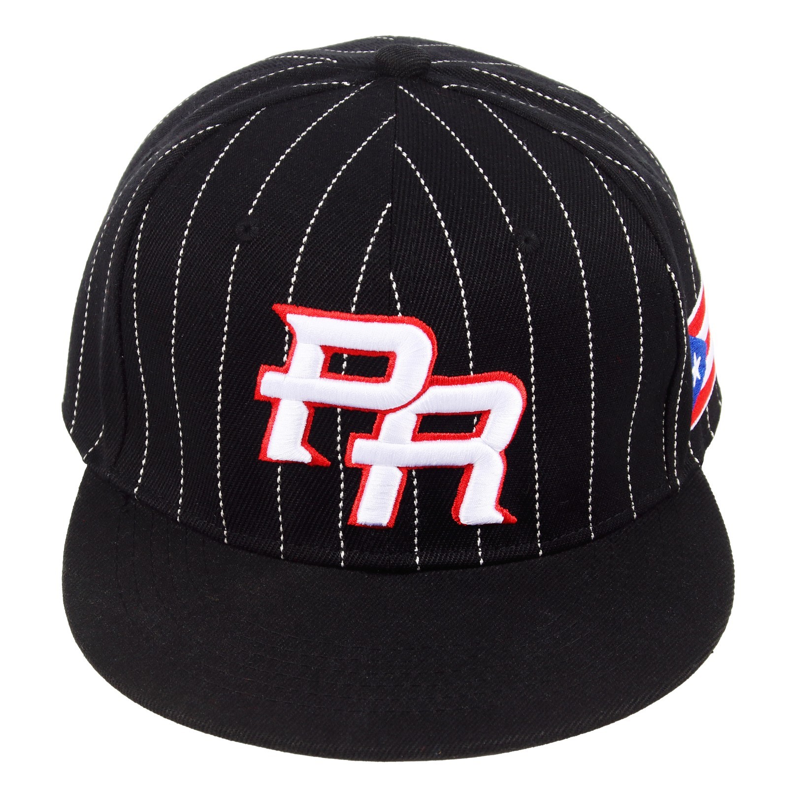 PR 3D Embroidered Baseball Cap Puerto Rico Flag Soft Crown Cotton Snapback Hat