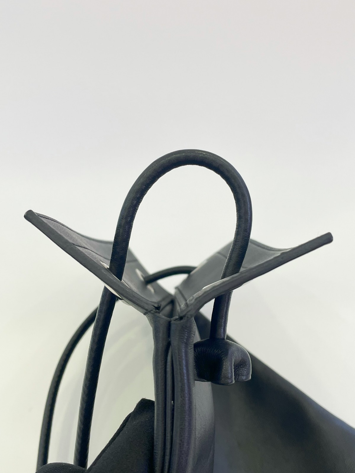 Hermes PHW Aline Shoulder Bag Leather Noir