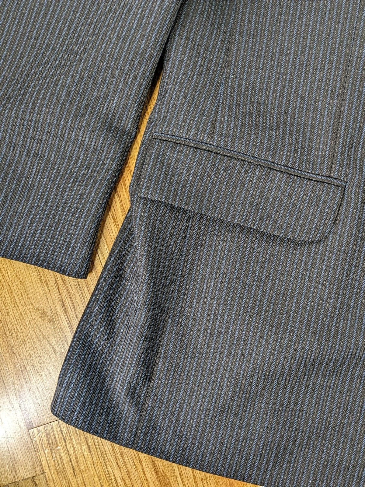 RARE🇮🇹Vtg Vittorio Veneto 44 IV Trevira Wool Blazer Jacket HandTailored Milano