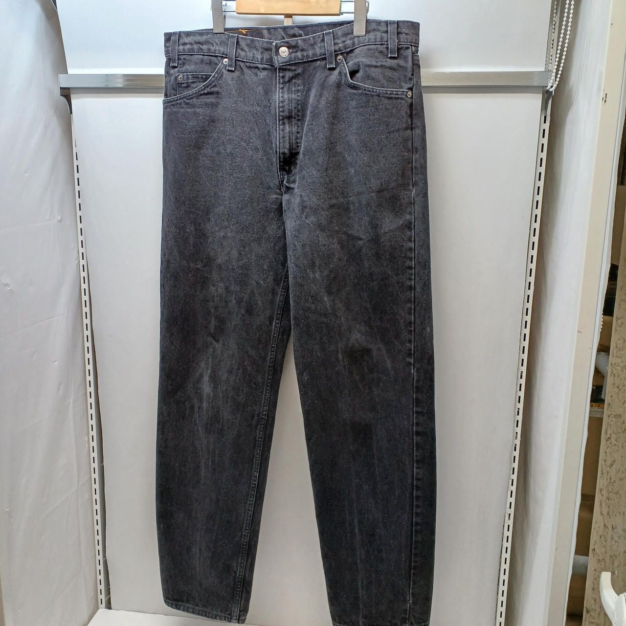 LEVI’S 550 Denim Pants Black 3634 Made in USA 585 1297 81790 Used