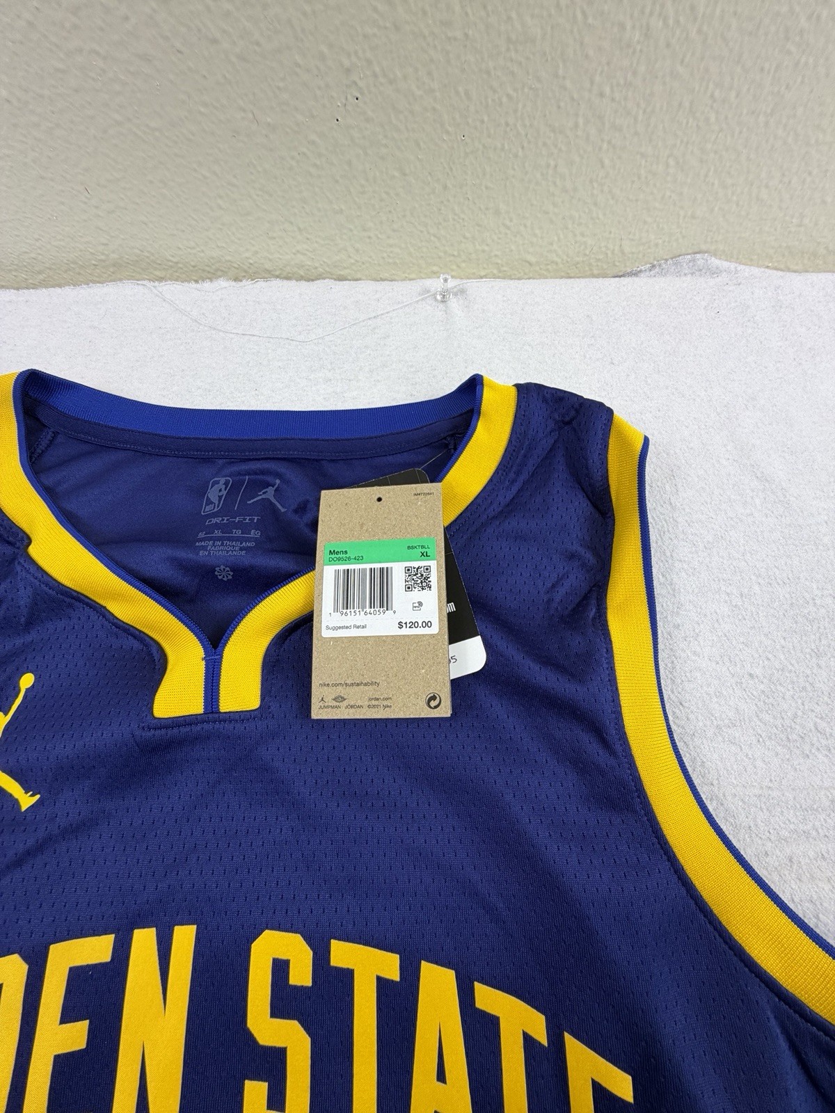 Nike NBA Statement Jersey Golden State Warriors Stephen Curry #30 Sz 52 XL $120