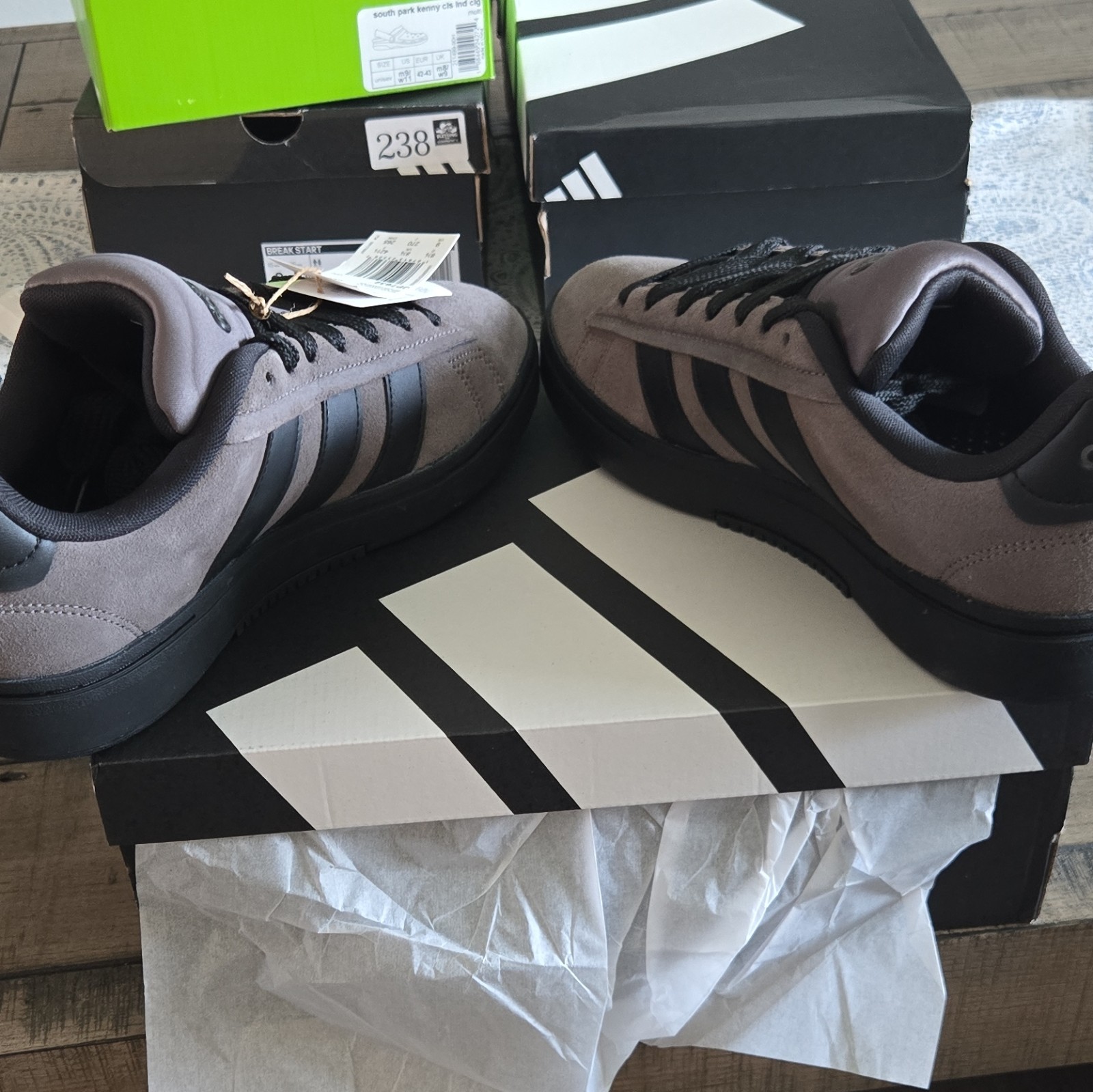 adidas Grand Court Alpha 00s Low Top Men’s Sneakers Gray/Black JP7632