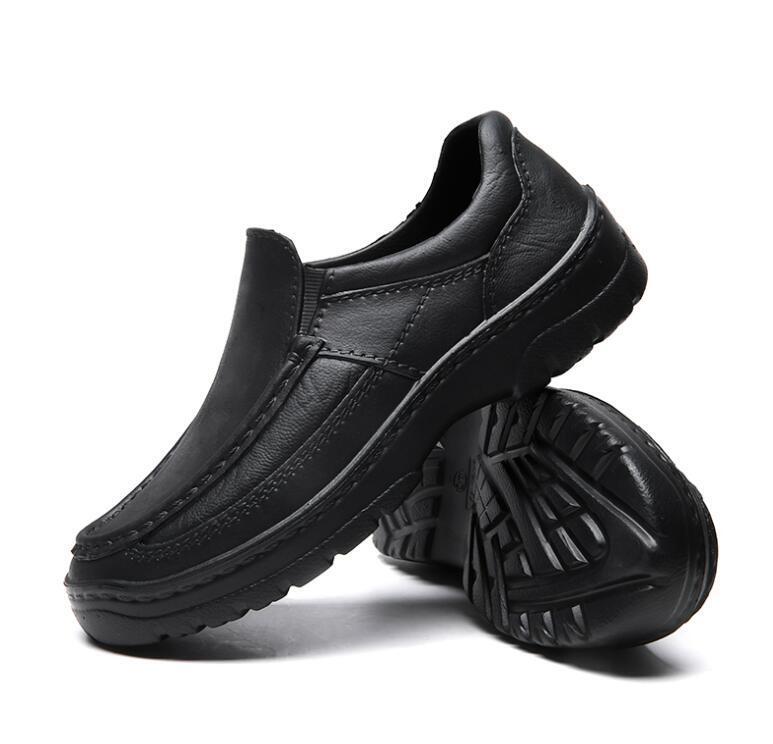 Men Slip On Wide Fit Lightweight Casual Non-slip Driving Boat Work Shoes Walking