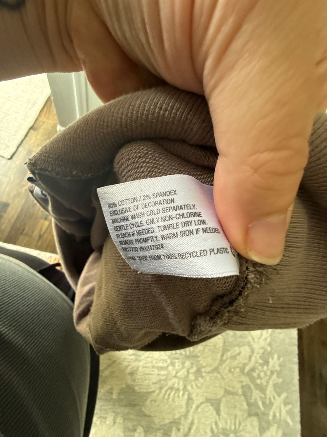 JoyLab Women’s High-Rise Seamed Jogger Sweatpants in Taupe