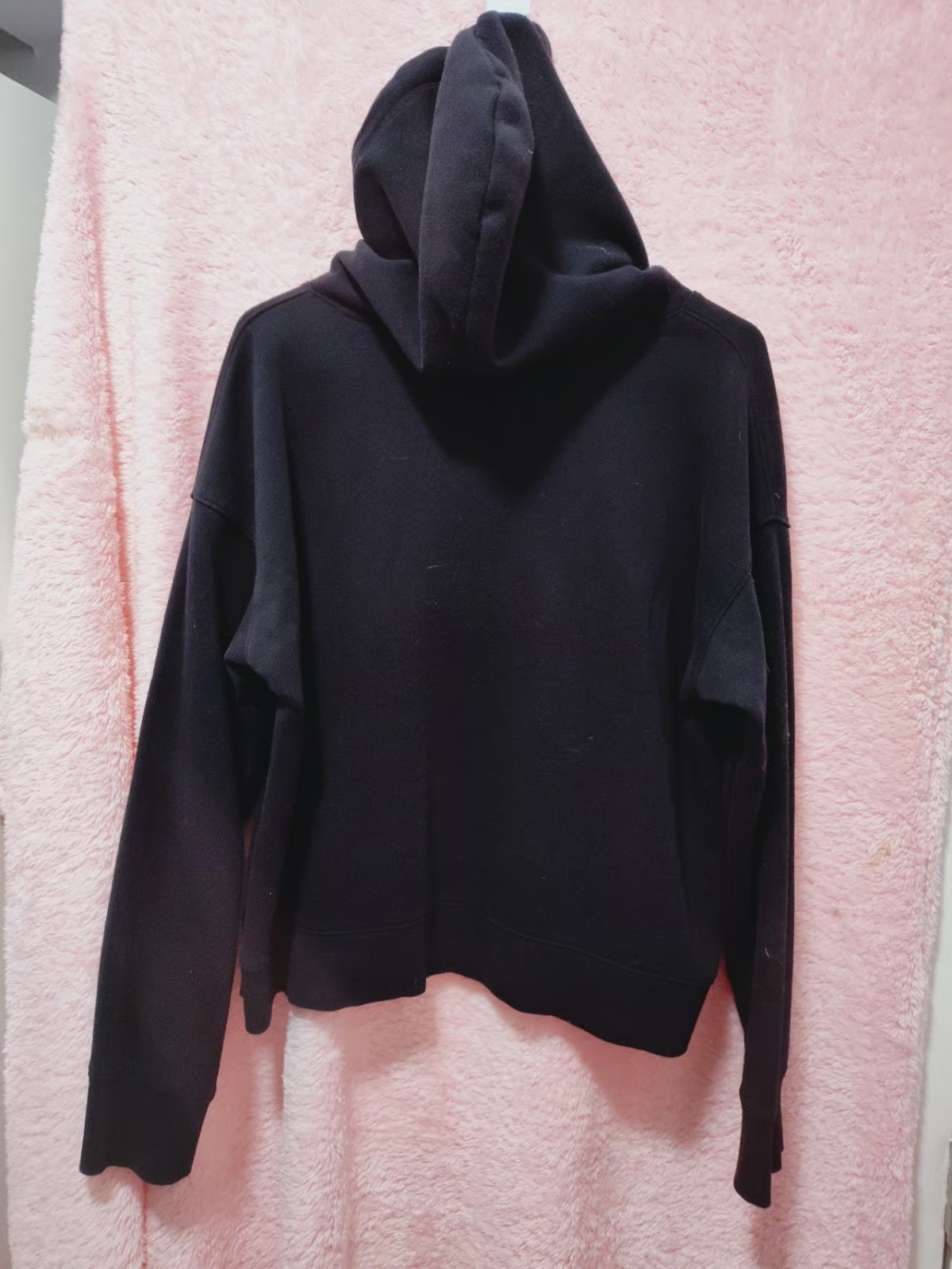 Xersion Men’s Black Pullover Hoodie XL Fleece Drawstring Cotton/Poly Blend
