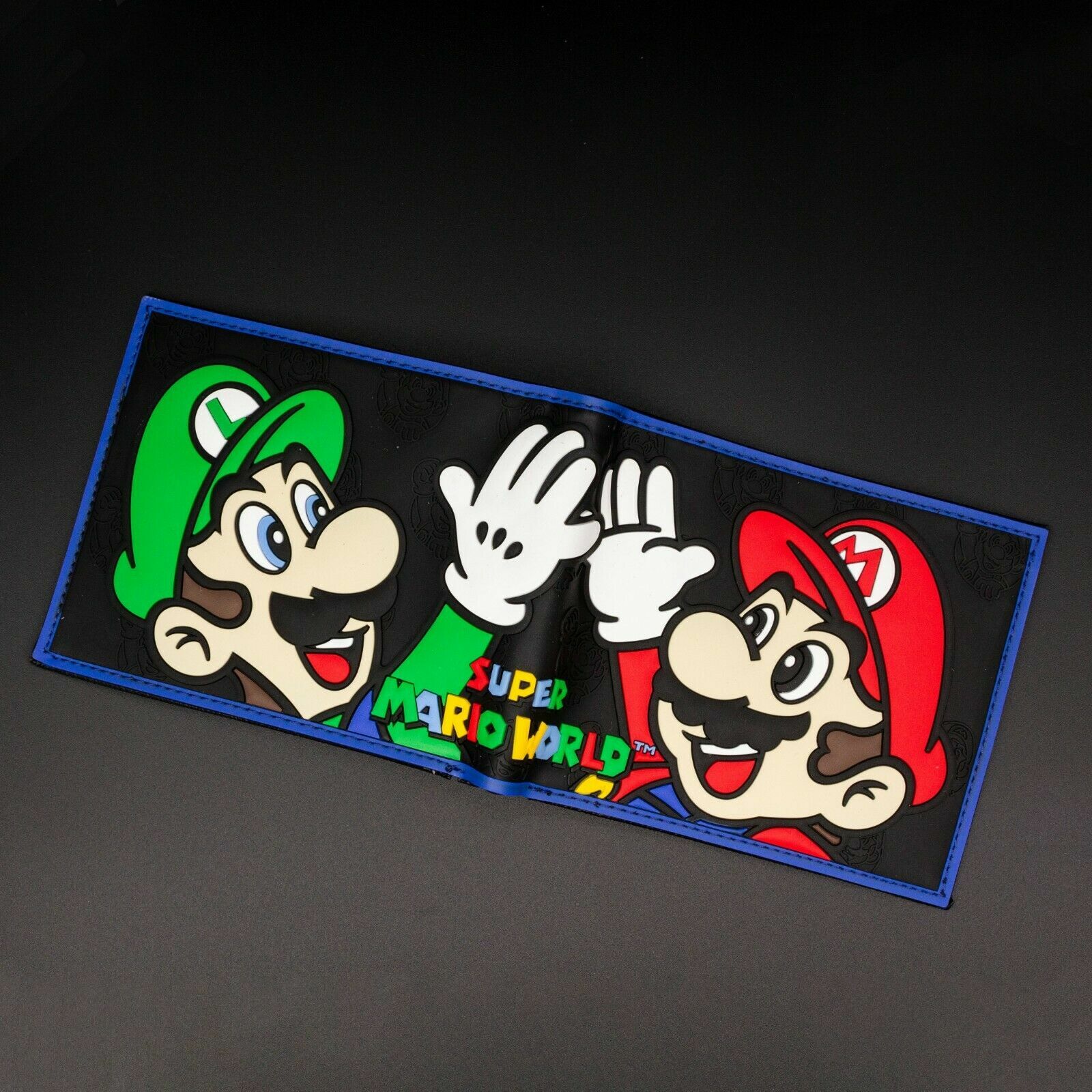 Cute Super Mario Bros Purse Short Bifold Fashion Leather Wallet S2