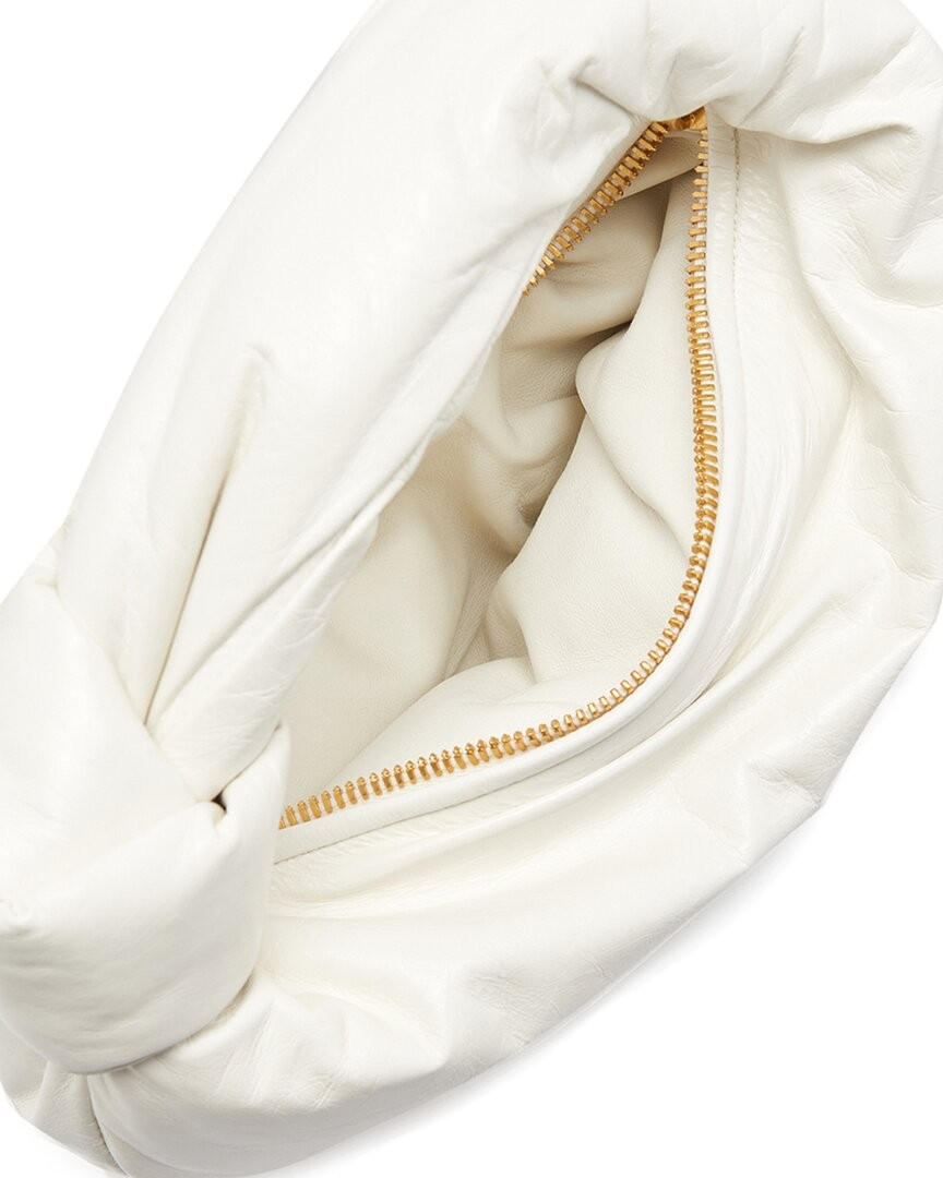Bottega Veneta Mini Jodie Leather Shoulder Bag Women’s White