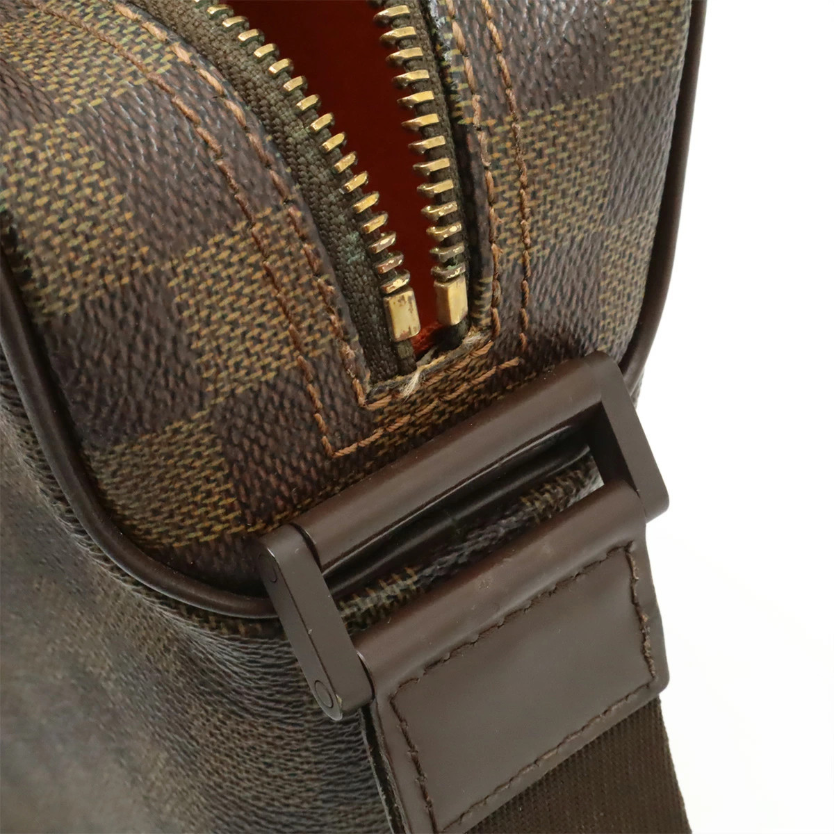 Louis Vuitton Damier N41442 Shoulder Bag Check Canvas Brown Unisex #BLB2635