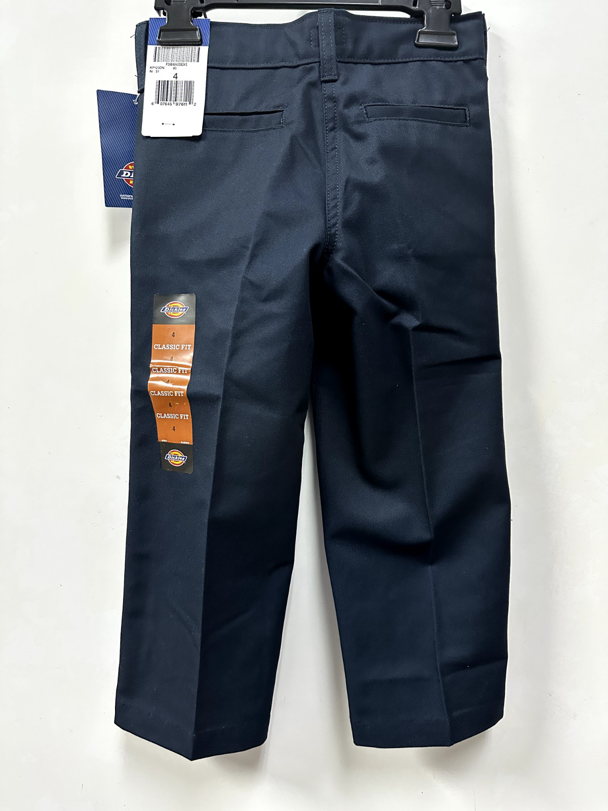 Dickies Classic Fit, Straight Leg, Boy’s Pants. Navy
