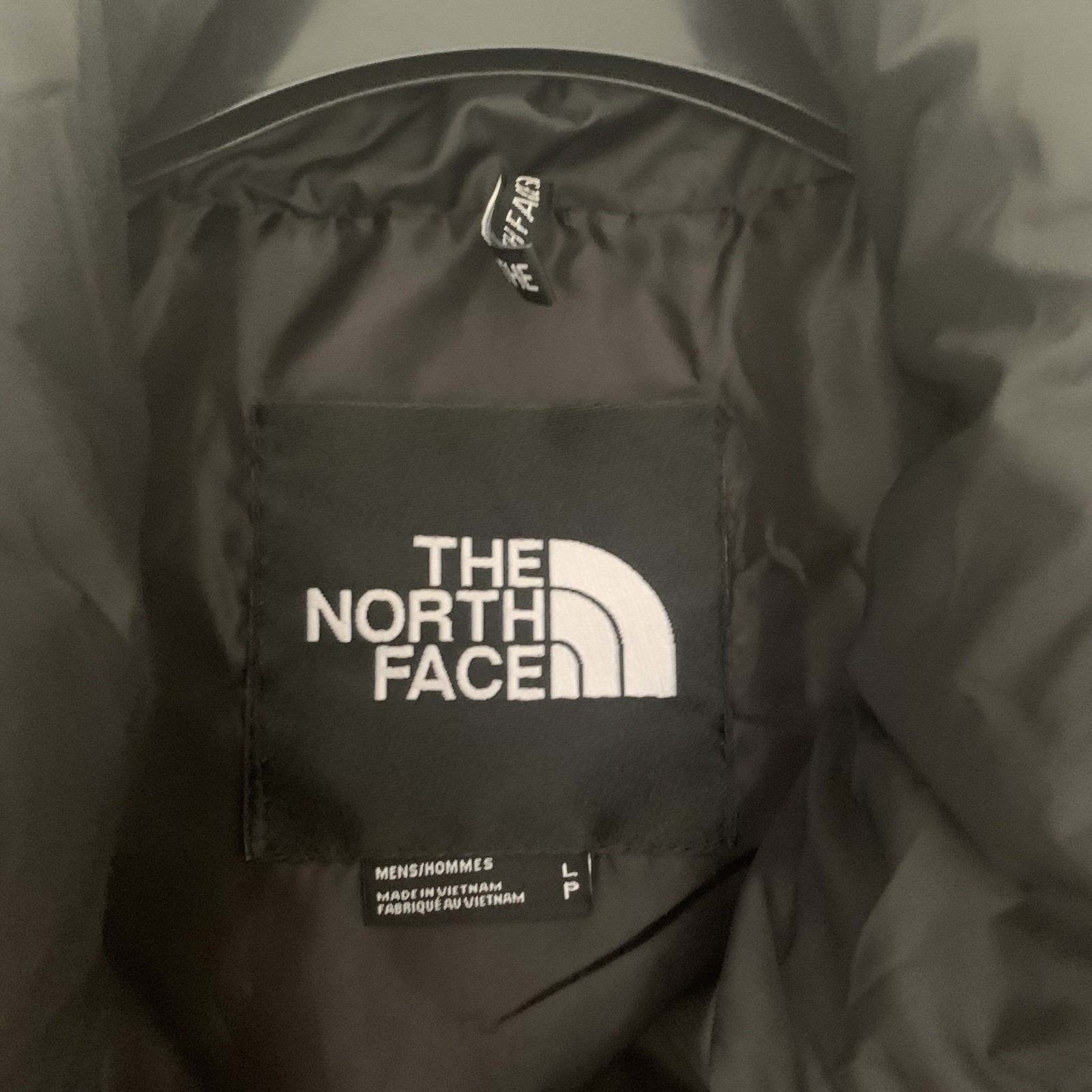 North Face Iconic Nuptse Vest Unisex Men’s Size L Pink/Black