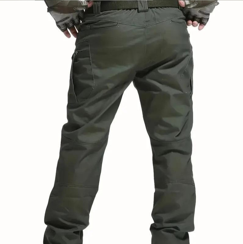 Mens Cargo Pants Tactical Waterproof Work Pants Outdoor Hiking Combat Trousers