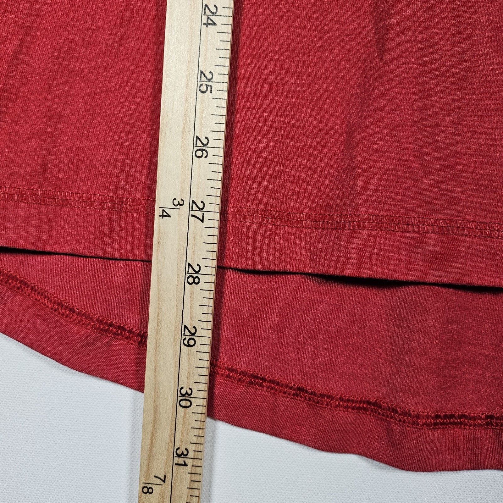 Ariat Rebar Workman Long Sleeve T-Shirt Men’s Medium Red USA Flag Graphic Heavy