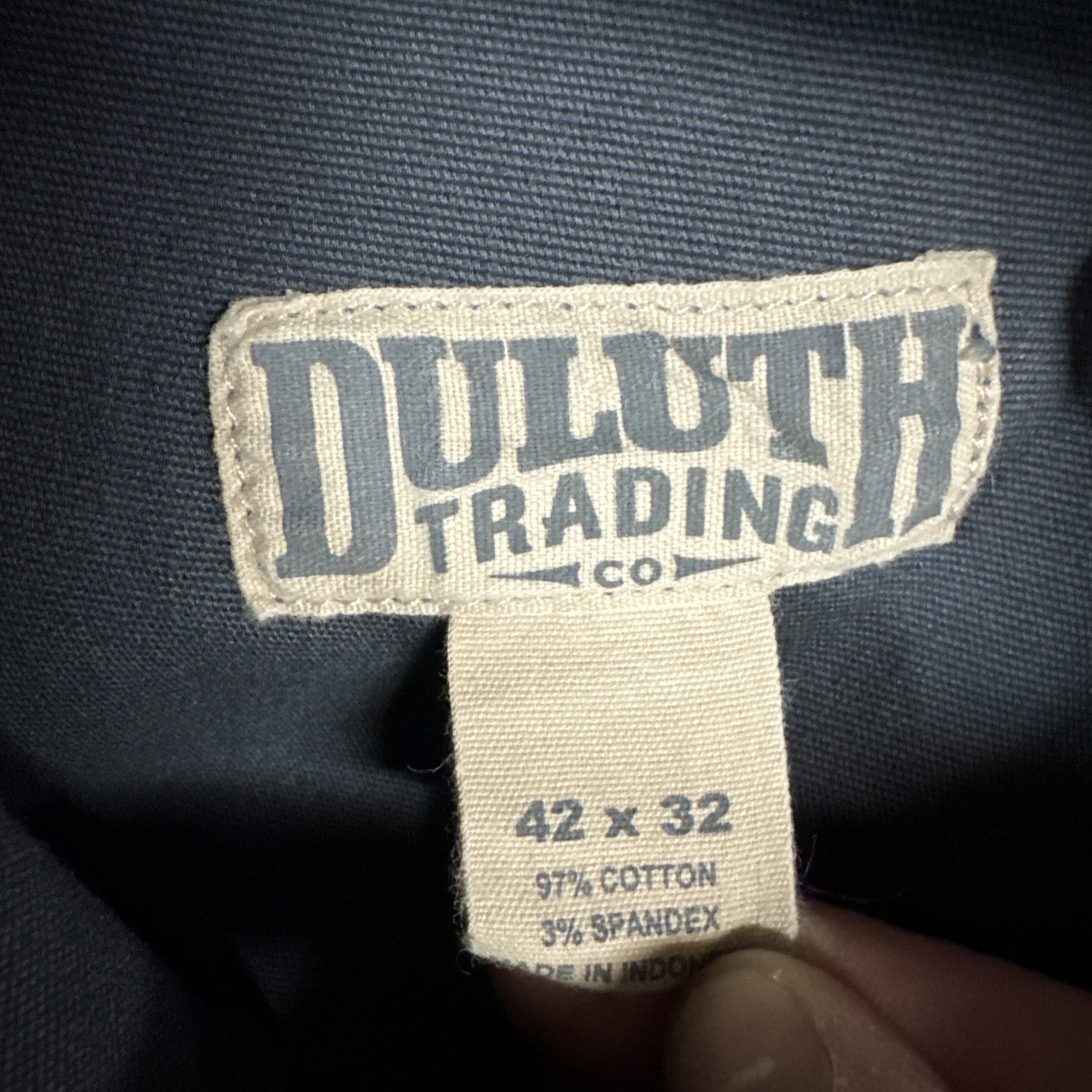 Duluth Flex Fire Hose Pants Mens 42×32 (Fits 38×32) Gray Ultimate Relaxed Cargo