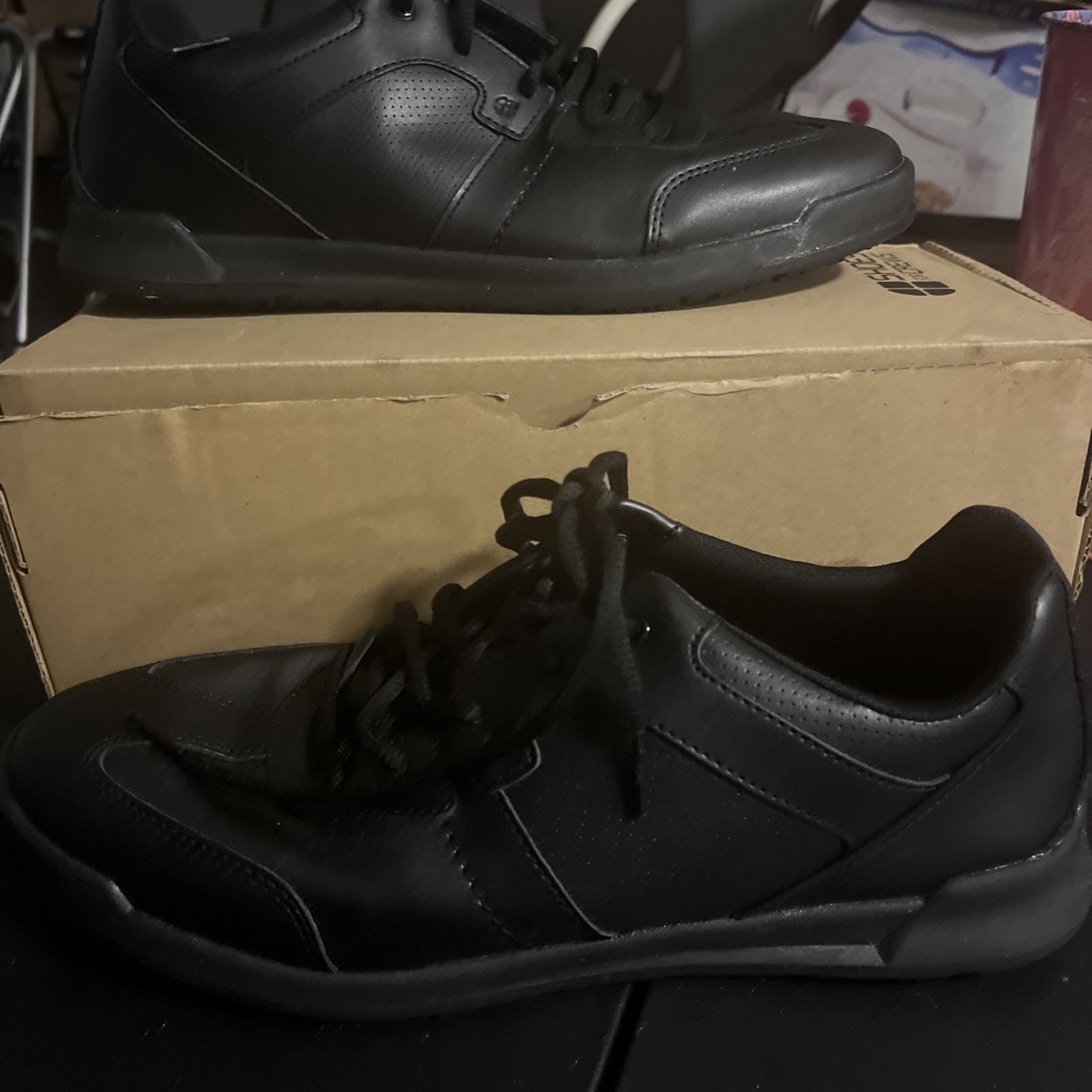 Shoes For Crews Freestyle II Men’s Slip & Water Resistant Black Work Shoes 10.5M
