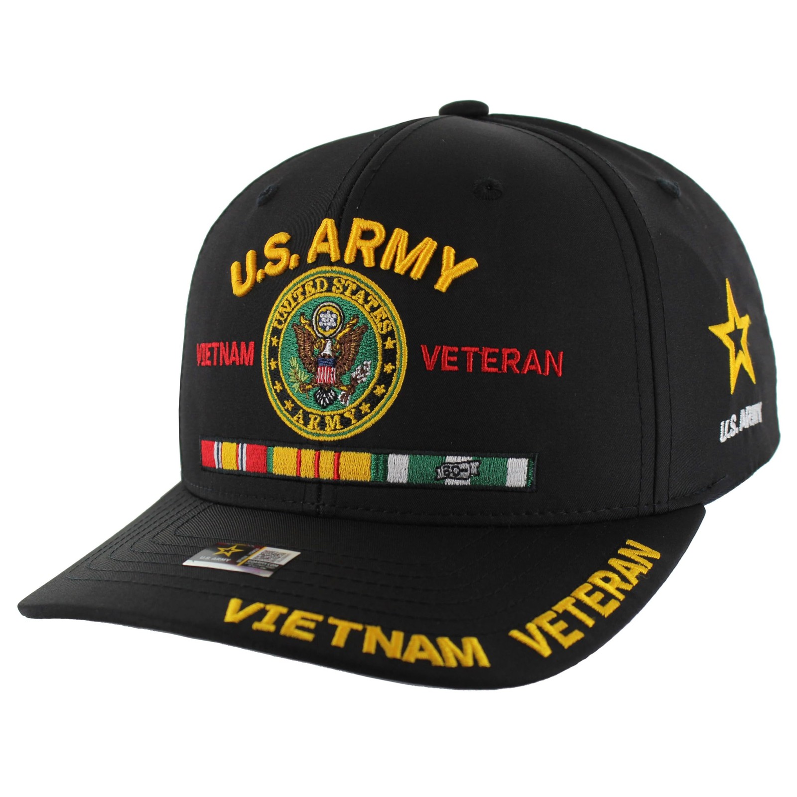 Vietnam Veteran Hat US Army Officially Licensed Army Veterans Embroidered Adj…