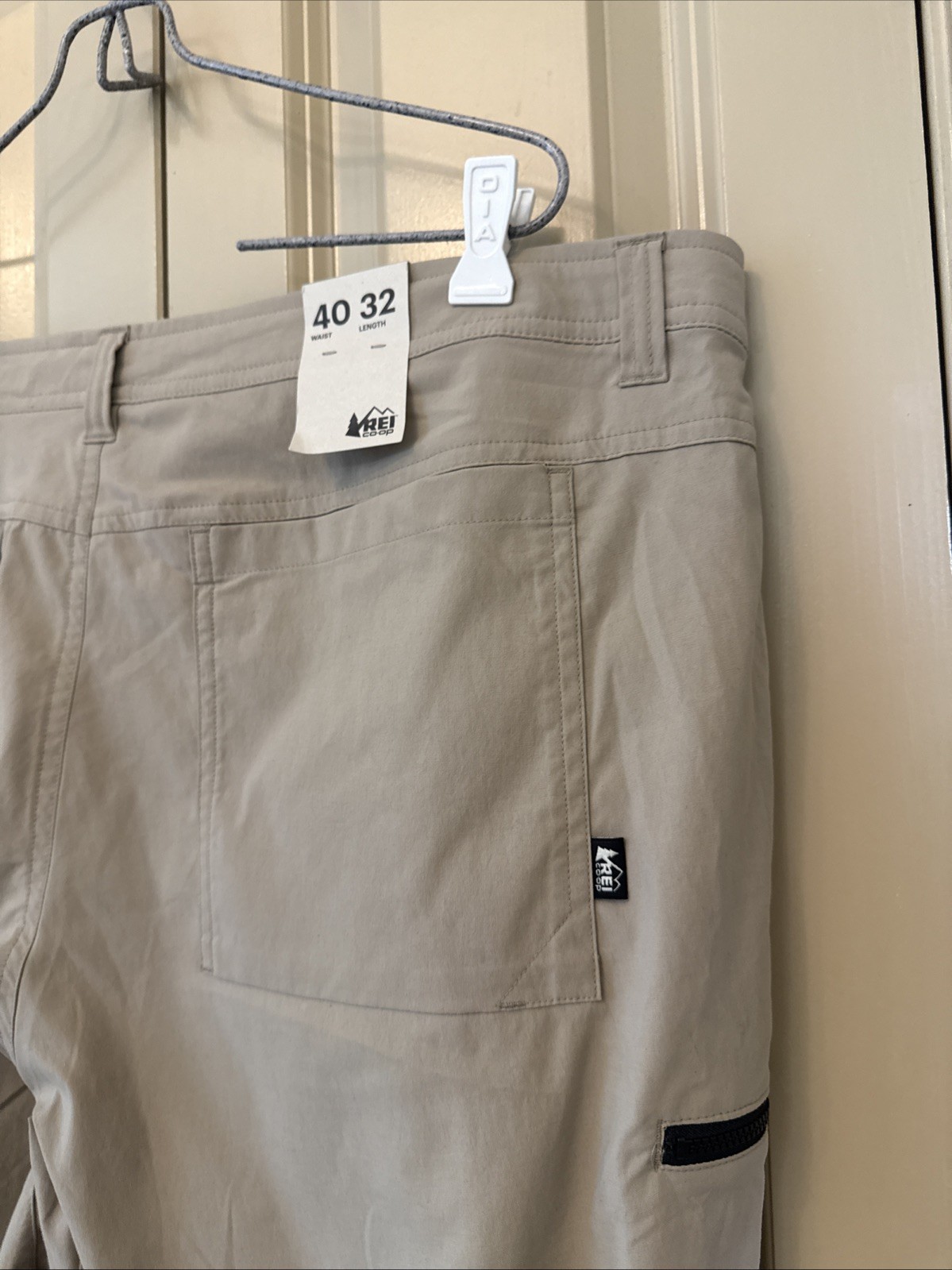 REI Coop Trailmade Hiking Pants 40 X 32 Tan Outdoor Cargo Nylon Stretch NWT
