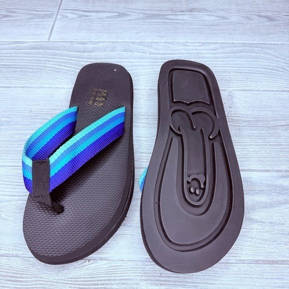 Funny flip flops that make marks in the sand men’s sizing see chart shoes nwot