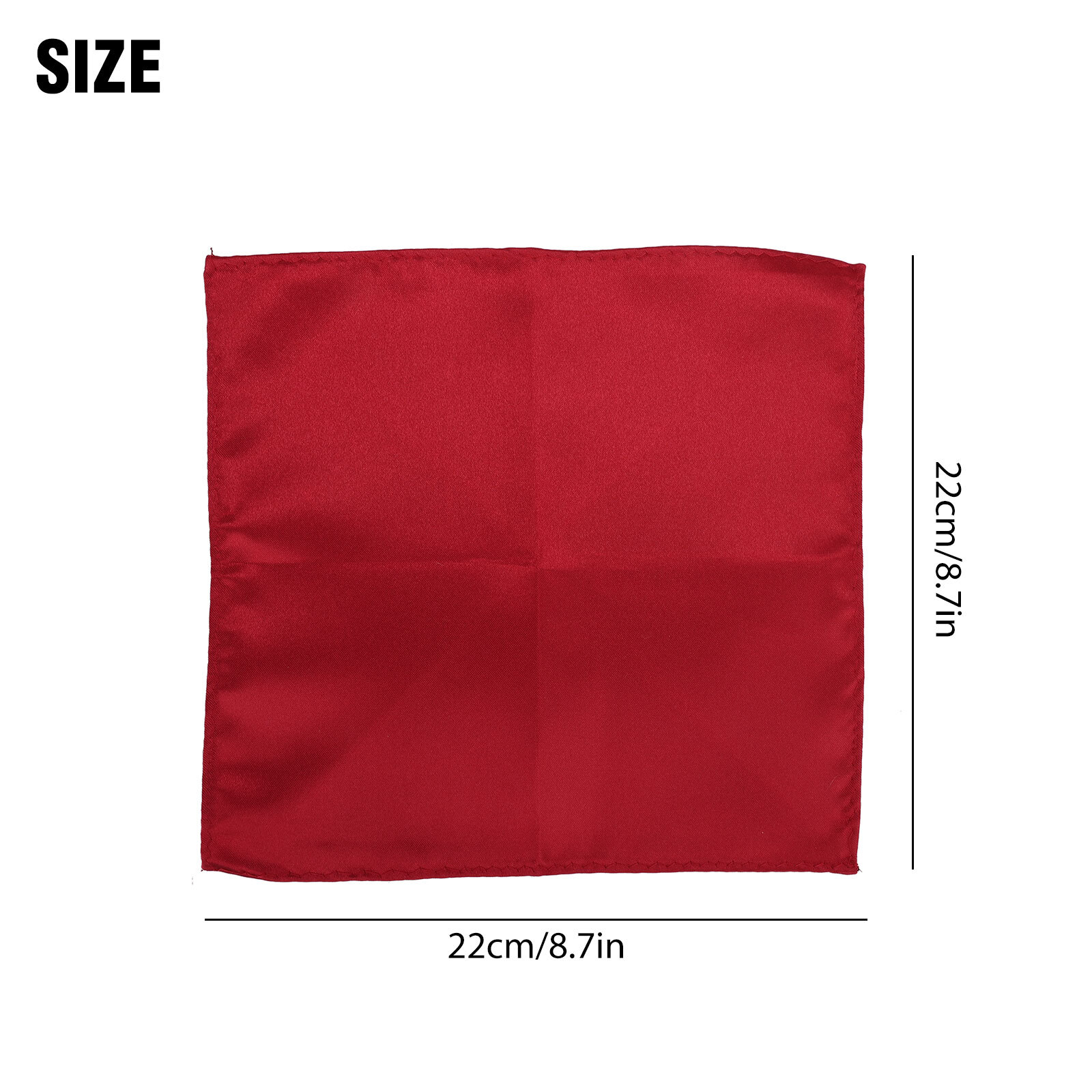 30pcs Men Silk Satin Pocket Square Handkerchief Plain Solid Color Wedding Party