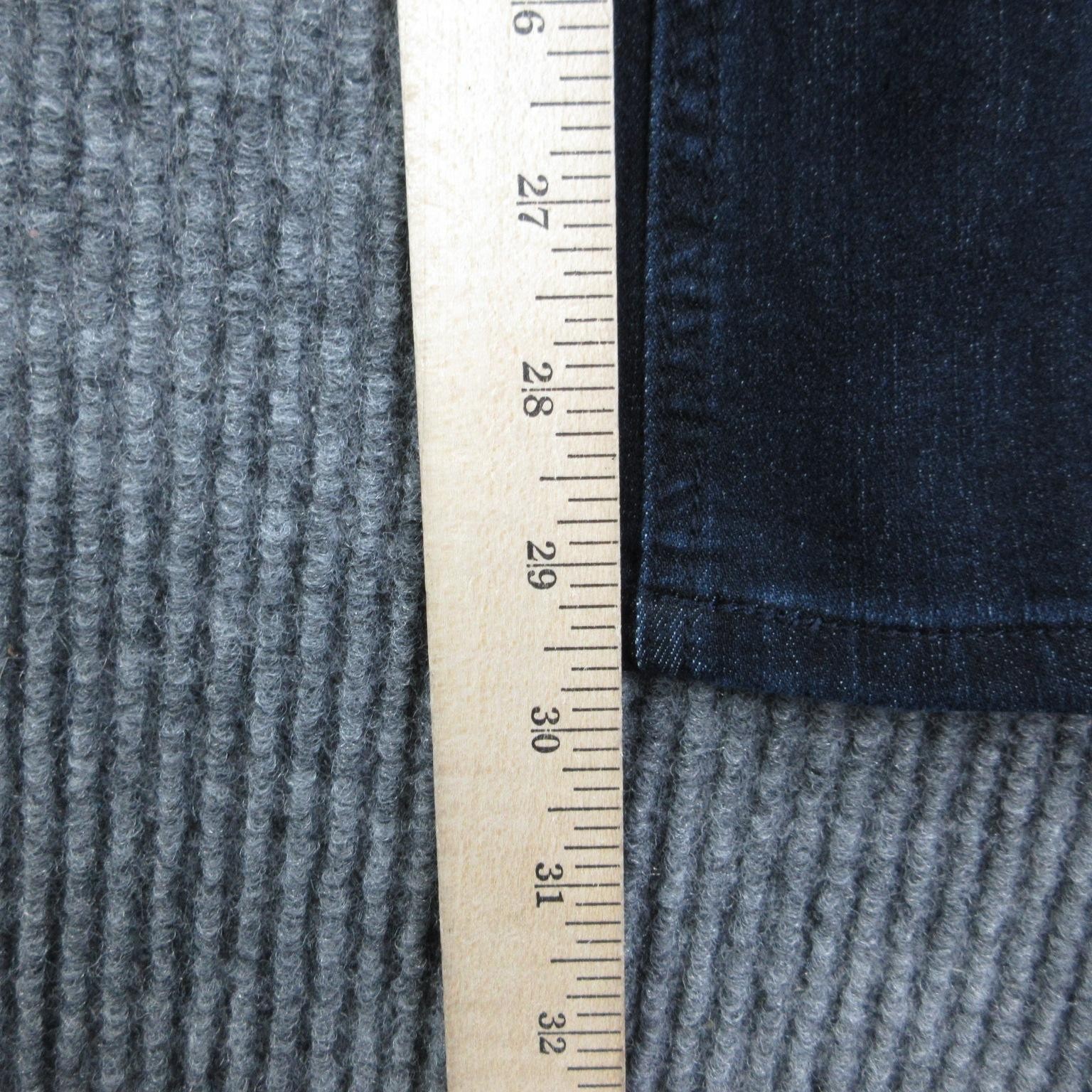 Democracy Jeans Womens 14P Blue Flared Mid Rise Ab’solution Stretch 33×29* NWT