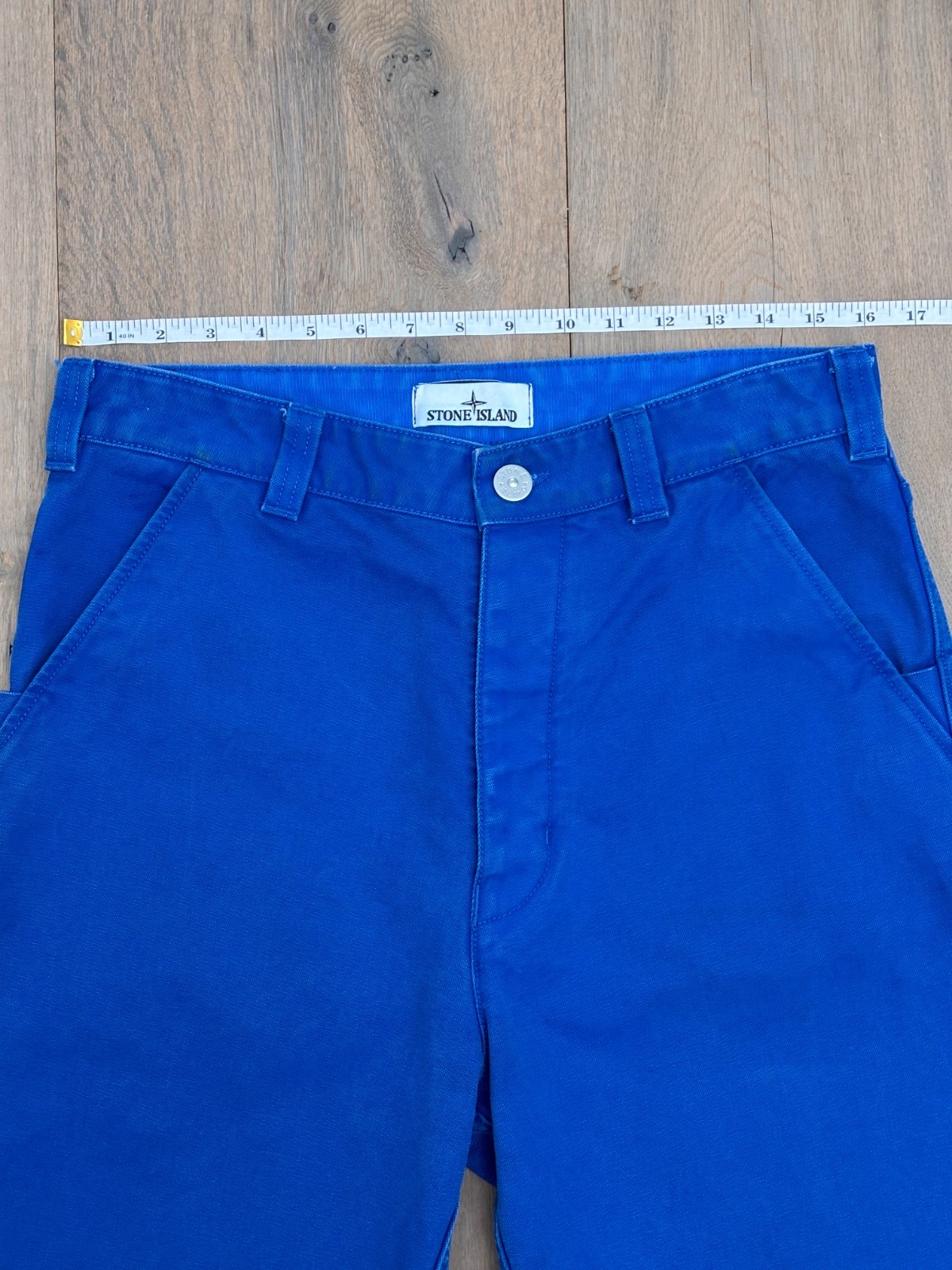 Stone Island Marina Pants Plated Cotton Canvas W29