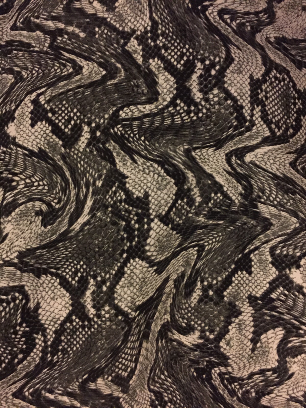 NWT MICHAEL Michael Kors Reptile Snakeskin Print Blouse Top Silver Décor $110 M