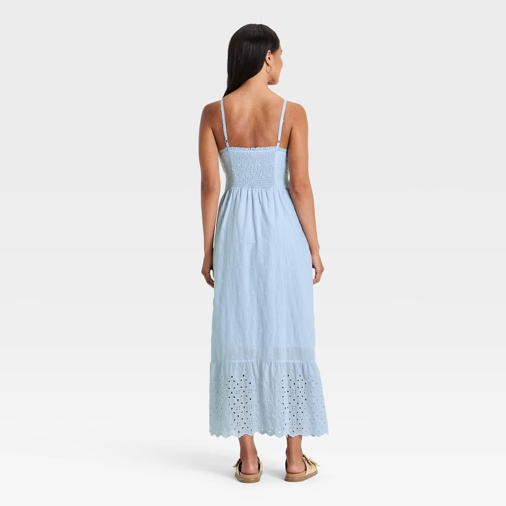 Women Cami Midi Sundress – Universal Thread Light Blue L