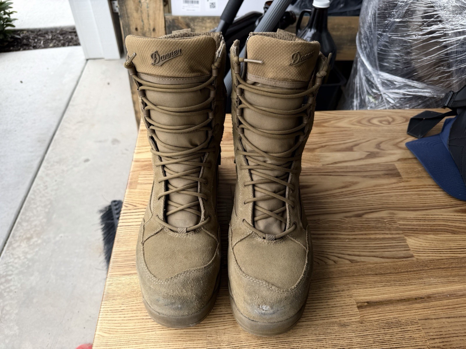 Danner Men’s Tactical Coyote Side Zip Lace-Up Boots US 10 EE EU 44 UK 9.5