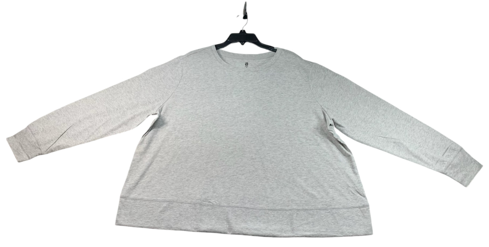 Ideology Shirt Womens Plus Size 2X Gray 3/4 Sleeve Casual Workout Active New