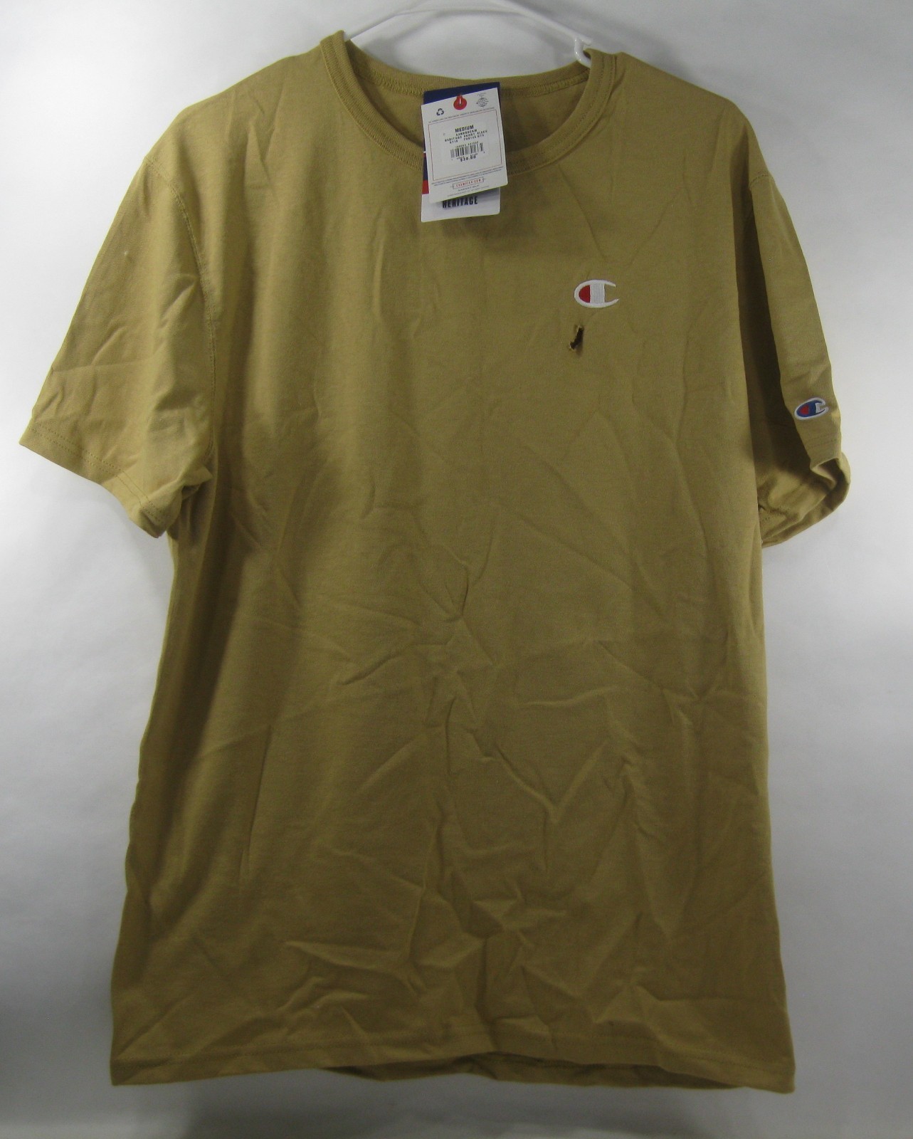 Champion SANDROCKM HERITAGE SHORT SLEEV GT19 BROWN TEE MEN Size M