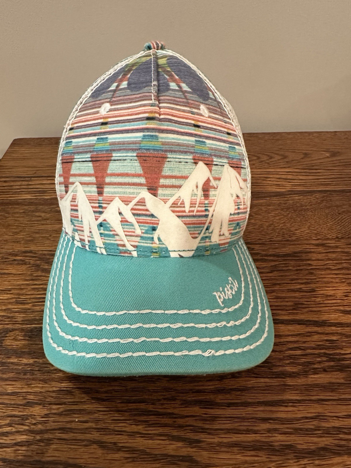 Pistil Women’s SnapBack Hat Colorful Felt Mountains
