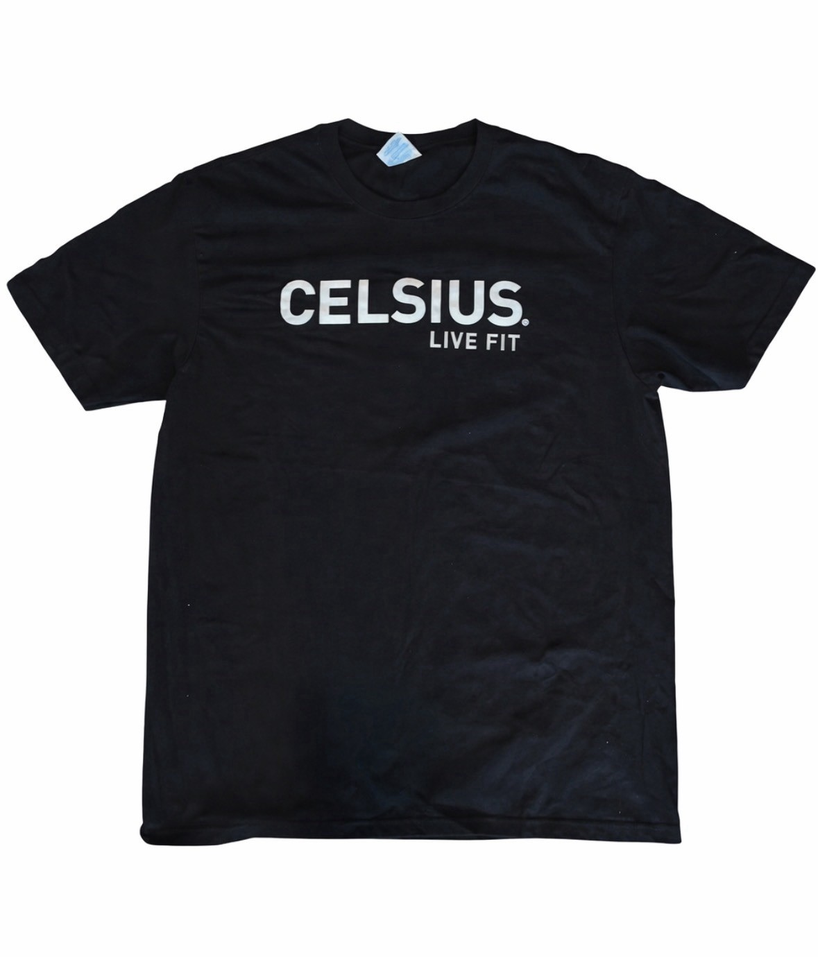 New Celsius Live Fit Black Tee Next Level Apparel Size Medium