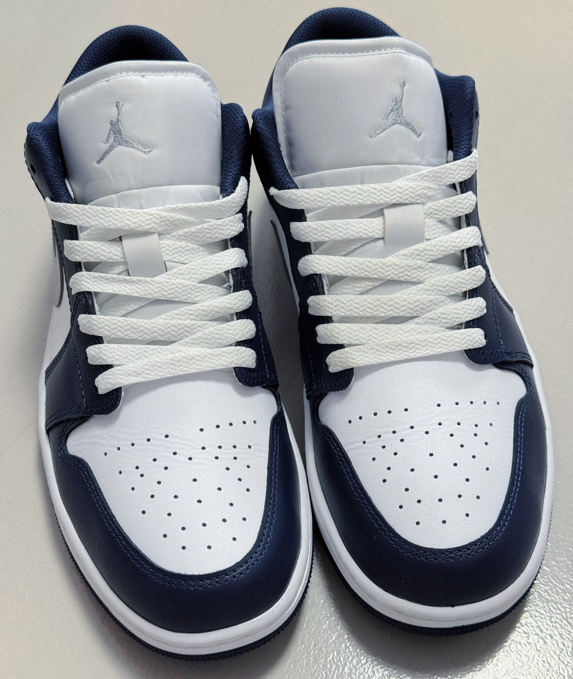 Jordan 1 Low ‘White/Blue” Men’s Retro Sneakers-AJ1 Low OG Style