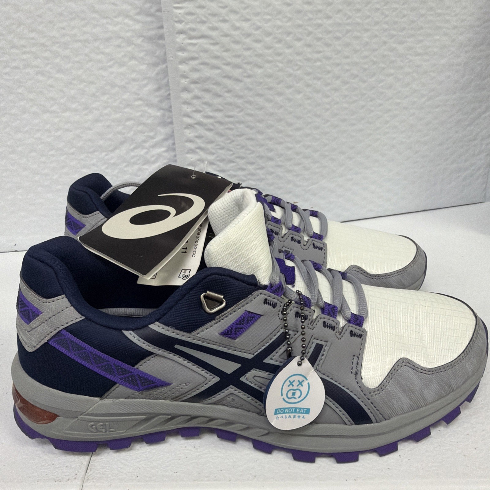 Asics Size 11 Grey 1022A198 Synthetic Fiber&synthetic Leather