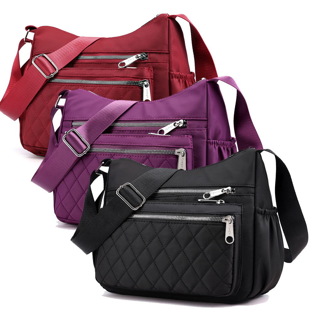 New Ladies Waterproof Messenger Cross Body Handbag Bag Shoulder Bag Womens Purse