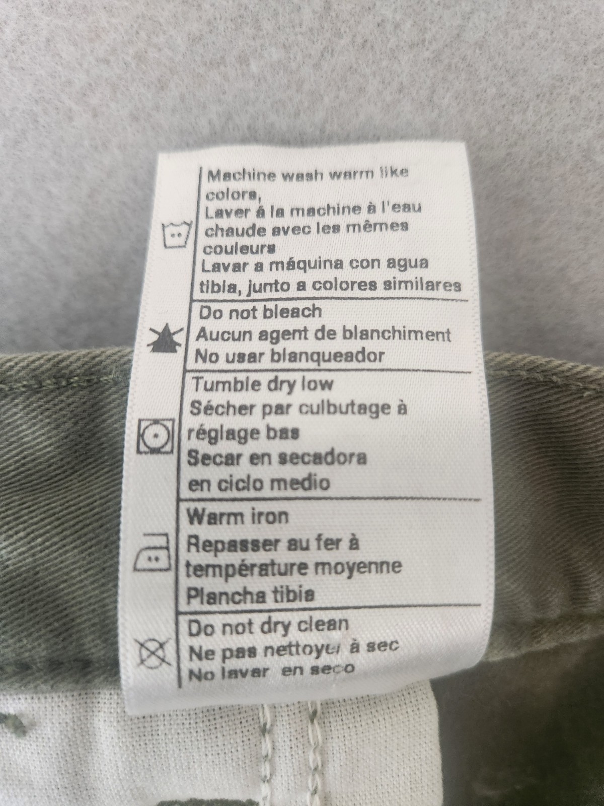 Carhartt B324 ARG Carpenter Relaxed Fit Work Pants Olive Men’s 38X32