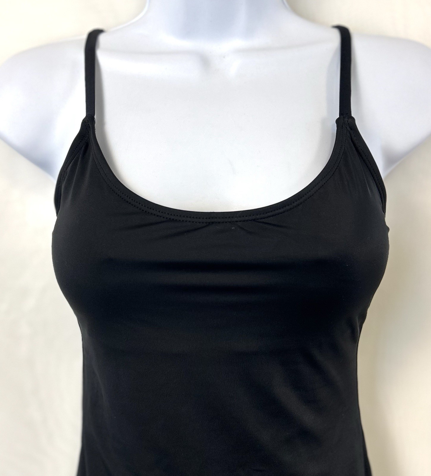 New Women’s Andie Black One Piece Classic Swimsuit / Small
