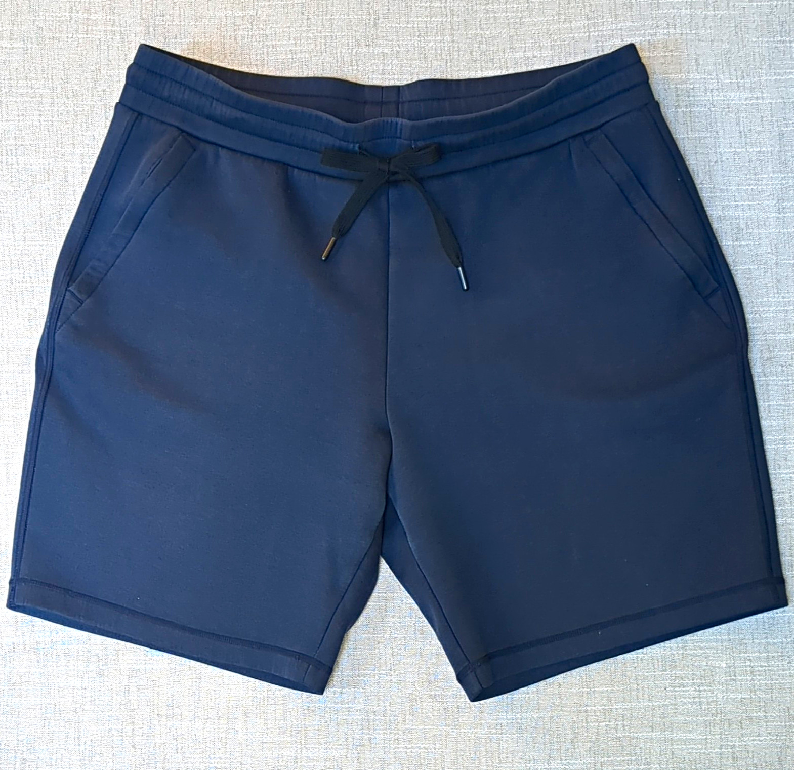32 Degrees Men’s Blue Athletic Shorts L Drawstring Pockets Elastic Stretch