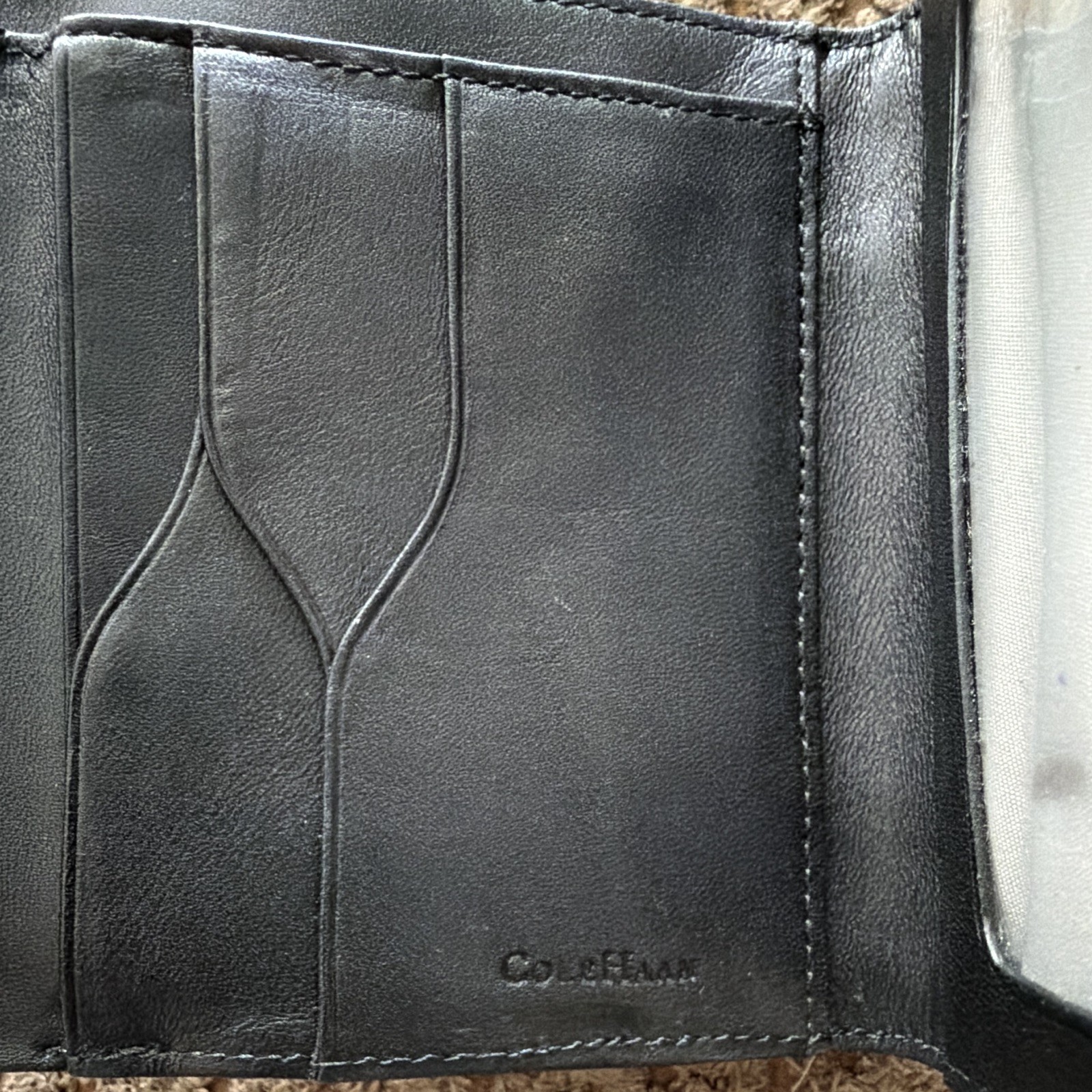 Cole Haan Black Medium Shoulder Bag Zip, Wristlet, Buckle Accent Silver Hardware